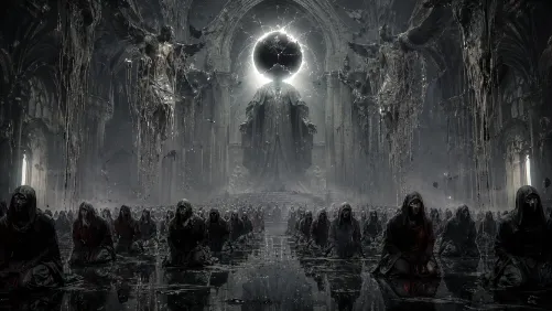 Dark digital artwork from the STRVNGR gallery.